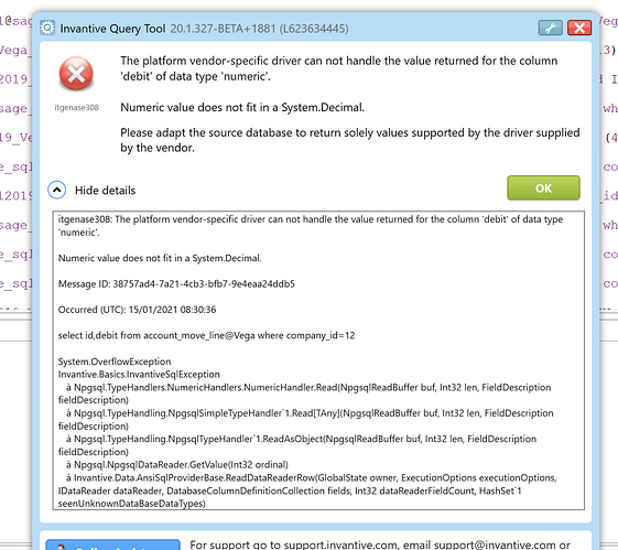 Error itgenase308