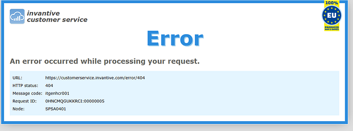 Foutmelding hyperlink
