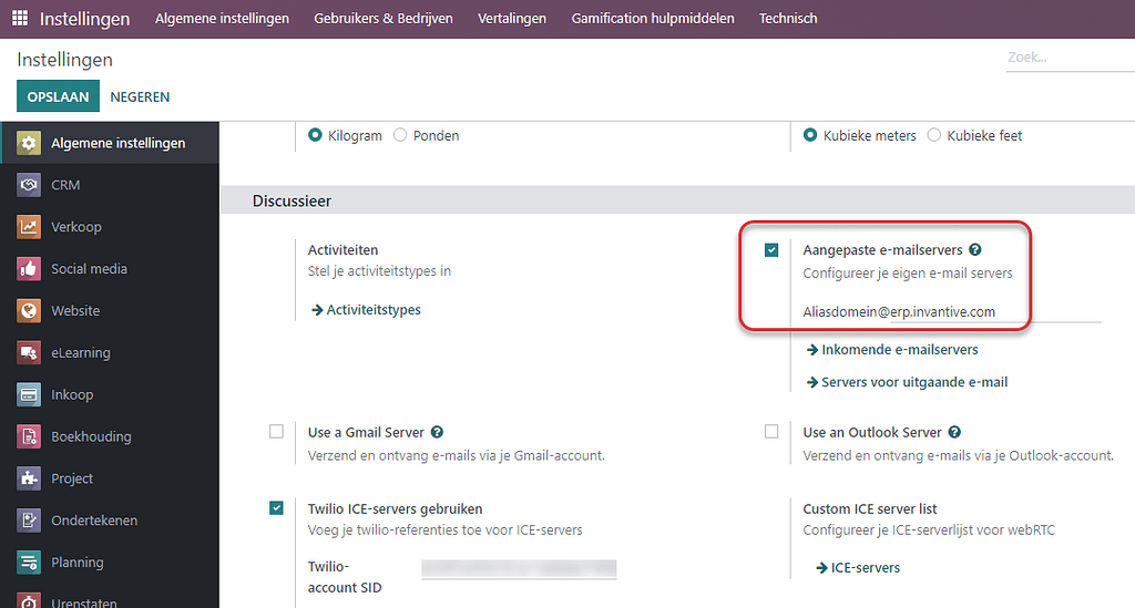 Configure an external email server on Odoo.com using Amazon Simple Email Service and Route53