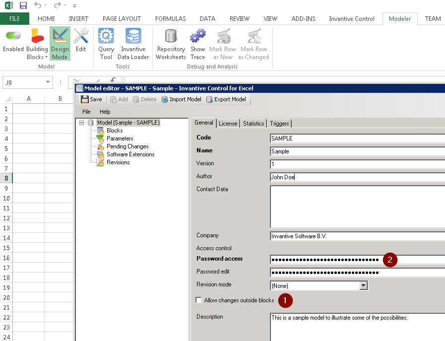 The cell or chart you're trying to change is on a protected sheet