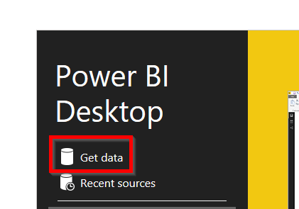 Power BI Get data