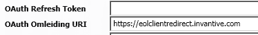 OAuth Redirect URL