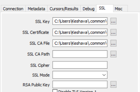 Log on to MySQL