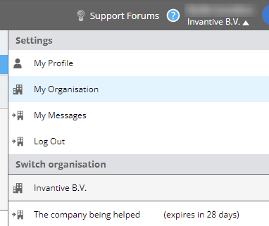 Delegation drop-down list