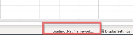 Loading .Net Framework...