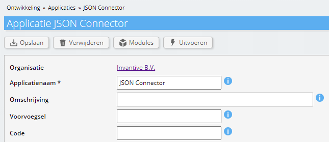 JSON connector